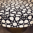 Load image into Gallery viewer, Celestial black and white bone inlay coffee table | Lucky Furniture & Handicrafts.