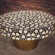 Load image into Gallery viewer, Celestial black and white bone inlay coffee table | Lucky Furniture & Handicrafts.