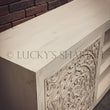 Load image into Gallery viewer, Carved Design Tv Stand 3 draw 1 door | Lucky Furniture & Handicrafts.