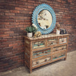 Load image into Gallery viewer, Recycle Design 7 draw chest | Lucky Furniture & Handicrafts.