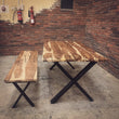 Load image into Gallery viewer, Rosewood Dining Table X Legs | Lucky Furniture & Handicrafts.