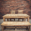 Load image into Gallery viewer, Mango Wooden dining table with square legs | Lucky Furniture & Handicrafts.