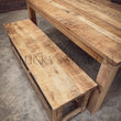 Load image into Gallery viewer, Mango Wooden dining table with square legs | Lucky Furniture & Handicrafts.