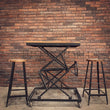 Load image into Gallery viewer, Adjustable industrial table | Lucky Furniture & Handicrafts.