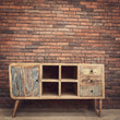 Load image into Gallery viewer, Recycle design tv stand Mid century Design | Lucky Furniture & Handicrafts.