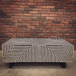 Load image into Gallery viewer, Geometric Black and white bone inlay coffee table | Lucky Furniture & Handicrafts.