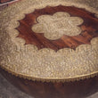 Load image into Gallery viewer, Brass inlay coffee table round | Lucky Furniture & Handicrafts.