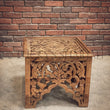 Load image into Gallery viewer, Heavy Carved Side table | Lucky Furniture & Handicrafts.
