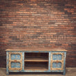 Load image into Gallery viewer, Blue & White Carved Tv Stand | Lucky Furniture & Handicrafts.