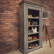 Load image into Gallery viewer, Grey Sidecarved Bookshelf | Lucky Furniture & Handicrafts.