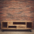 Load image into Gallery viewer, Staggered Sectional full wood tv stand | Lucky Furniture & Handicrafts.