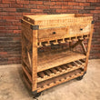 Load image into Gallery viewer, Industrial Bar trolley | Lucky Furniture & Handicrafts.