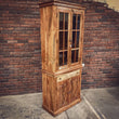 Load image into Gallery viewer, Classic Glass Acacia wood cabinet | Lucky Furniture & Handicrafts.