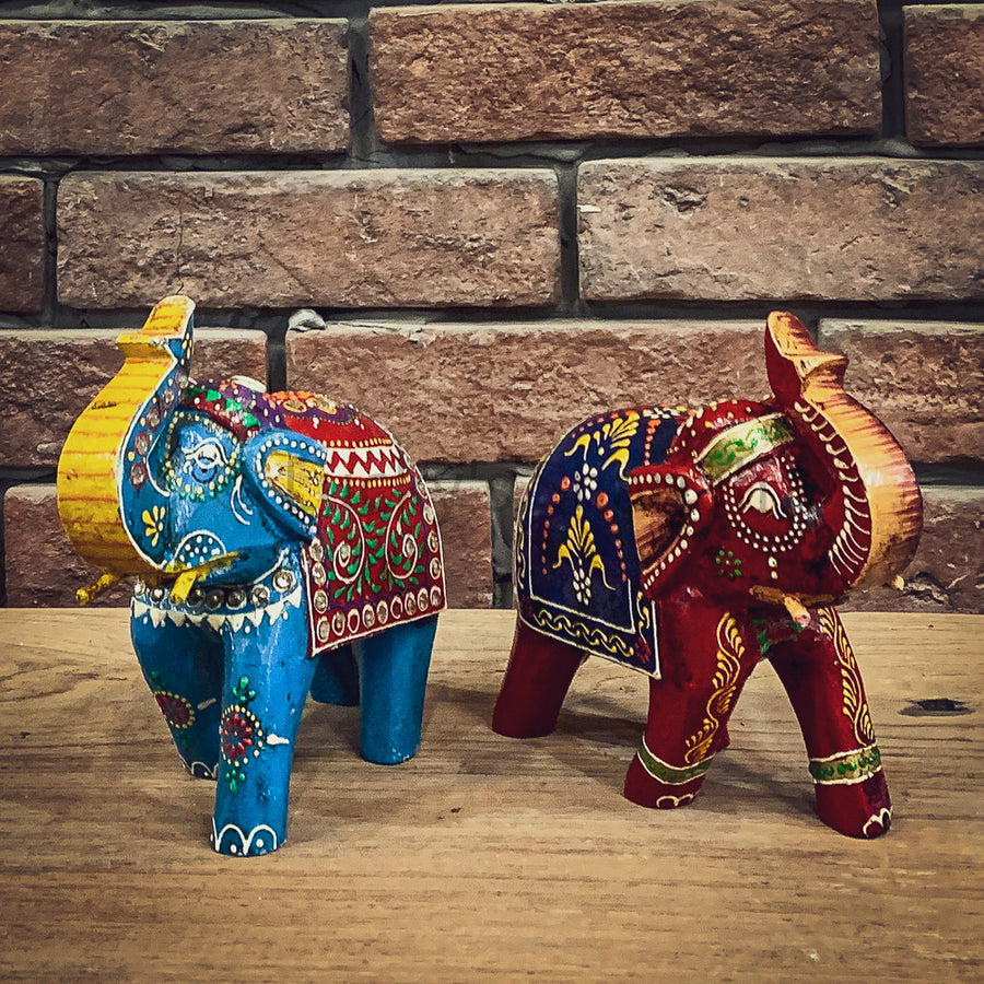 Handpainted Elephant | Lucky Furniture & Handicrafts.