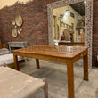 Load image into Gallery viewer, Teak wood full wooden dining table | Lucky Furniture & Handicrafts.