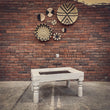 Load image into Gallery viewer, Knotted Grill Coffee table with glass top | Lucky Furniture & Handicrafts.