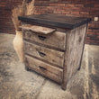 Load image into Gallery viewer, Industrial Classic Drawchest with pull out tray | Lucky Furniture & Handicrafts.
