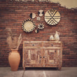 Load image into Gallery viewer, Teak Wood 2 draw sideboard | Lucky Furniture & Handicrafts.