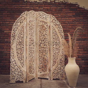 Floral Carved Panel | Lucky Furniture & Handicrafts.