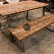 Load image into Gallery viewer, Railway Sleeper Dining Table | Lucky Furniture & Handicrafts.
