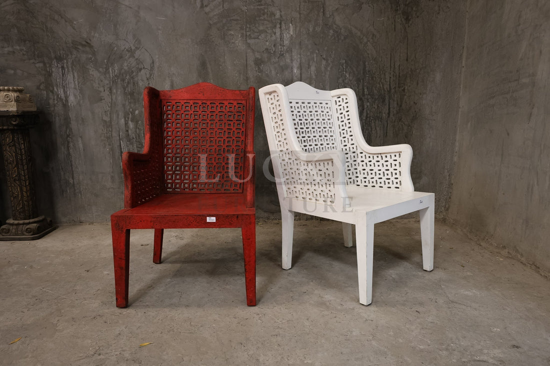 Rustic Carved Armchairs – A Statement Piece for Modern UAE Homes
