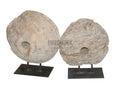 Old pulley wheel decor