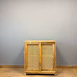 Load image into Gallery viewer, Sliding door rattan sideboard
