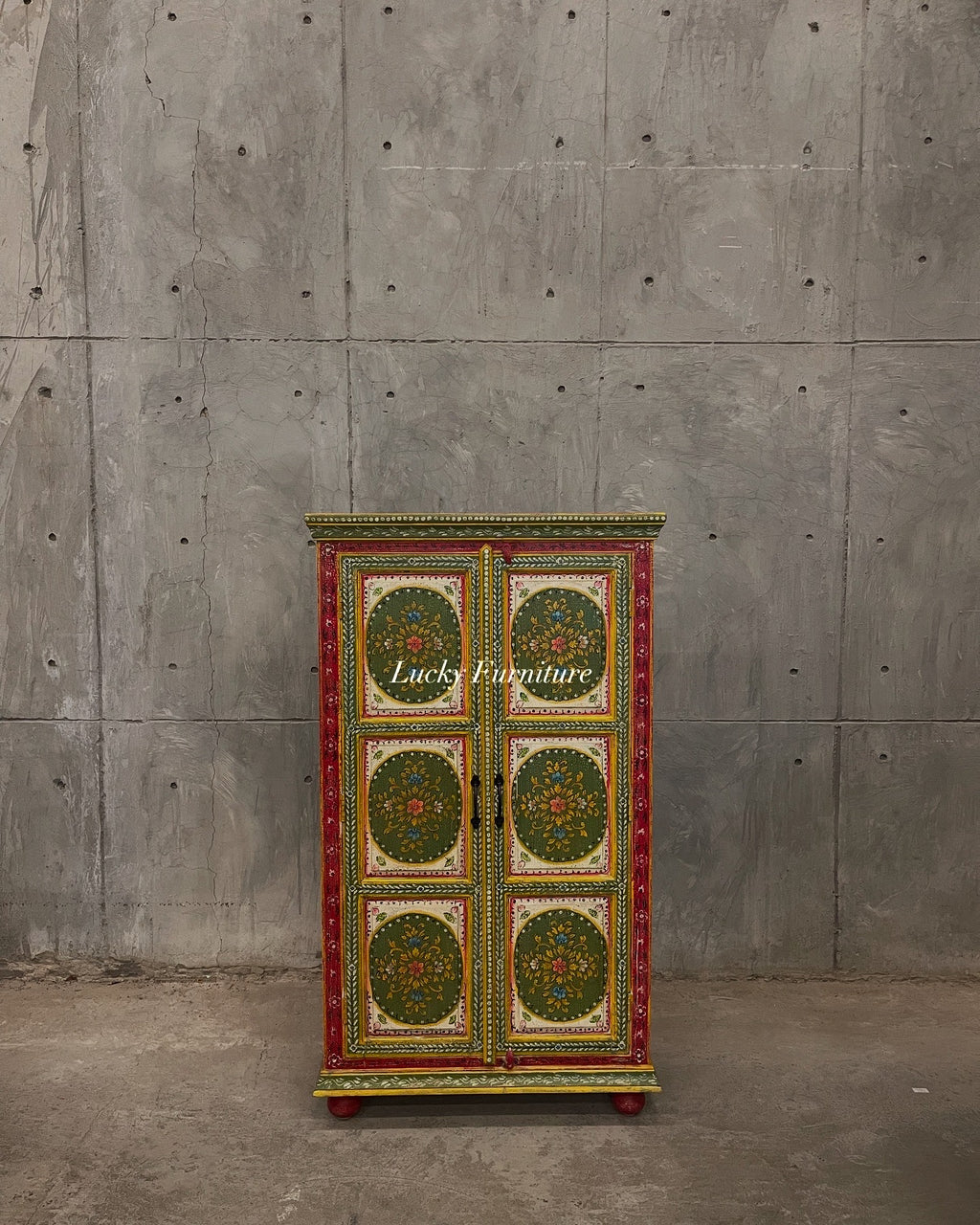 Hand painted cabinet