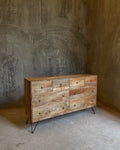 Brass inlay drawchest