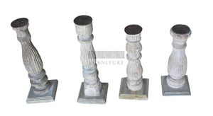 Old candle stands