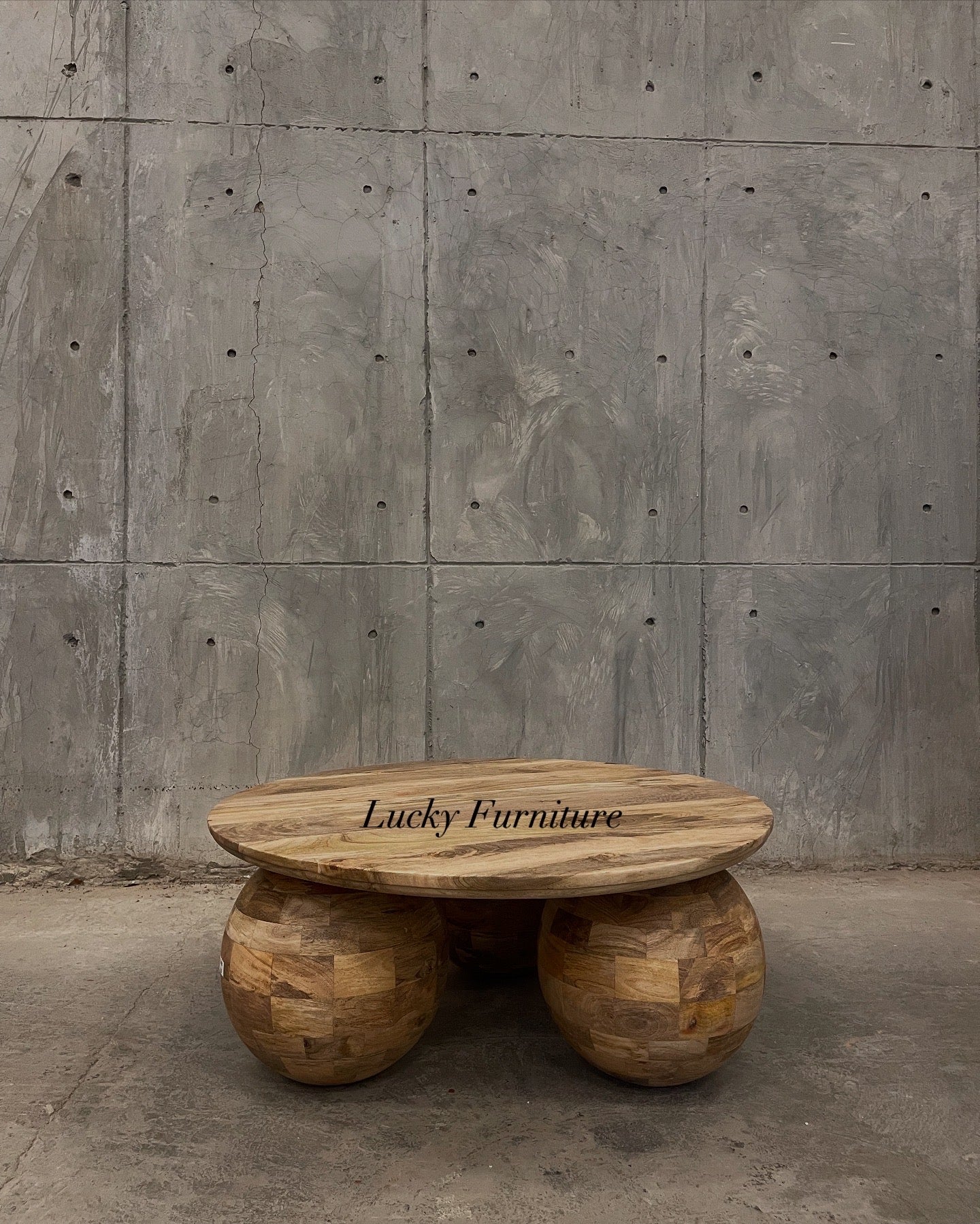 Sphere base coffee table