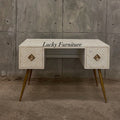 Optical bone inlay desk/dresser