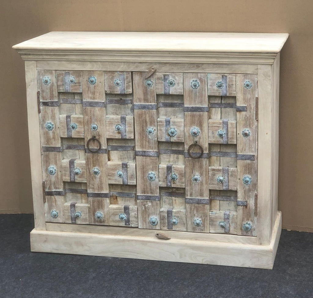 Reclaimed door sideboard