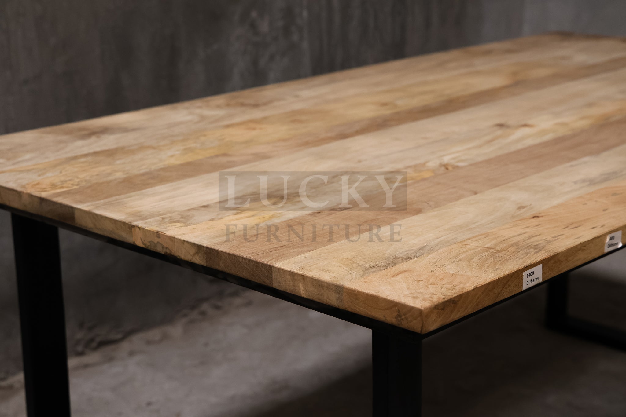 Mango wood U Leg Table.