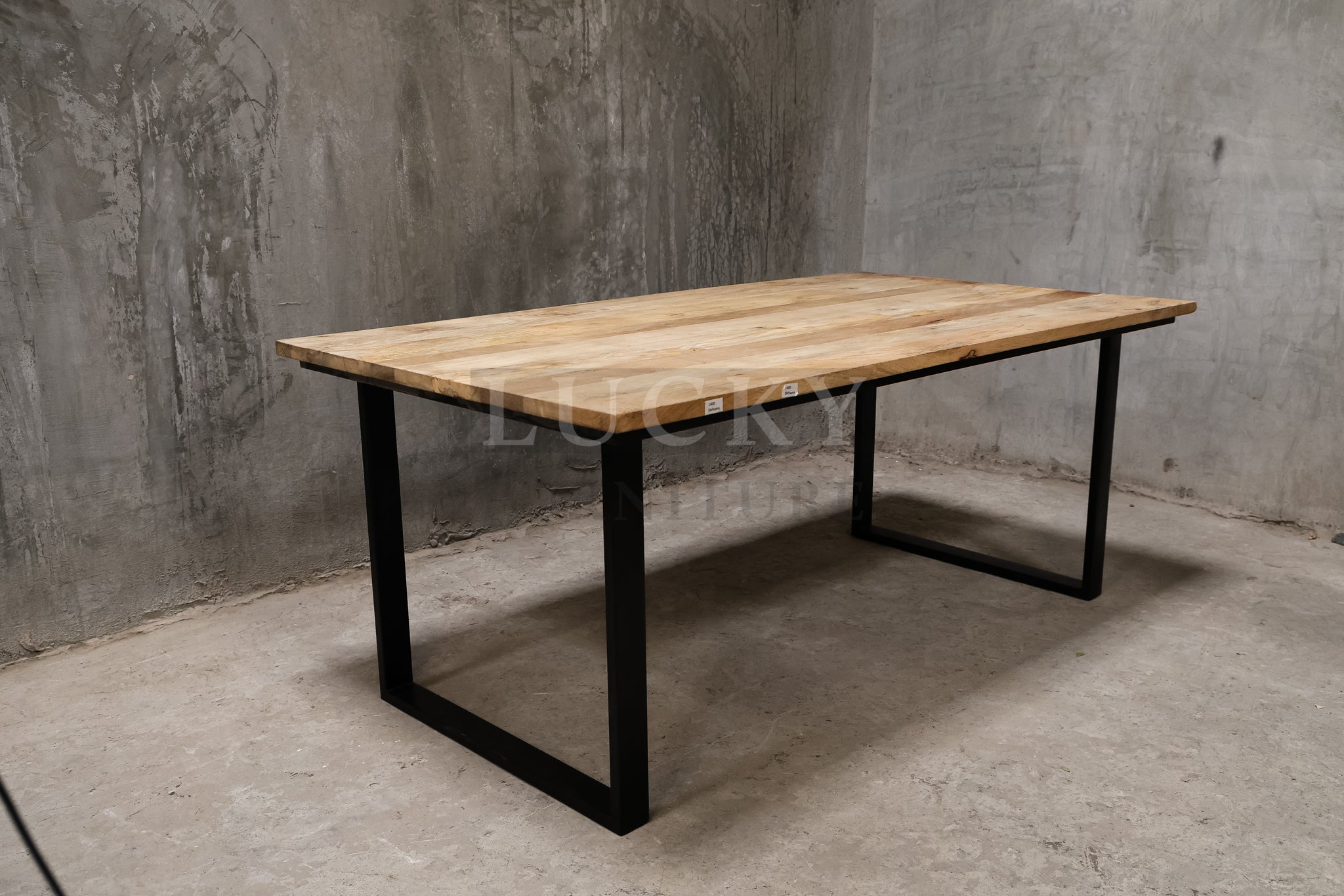 Mango wood U Leg Table.