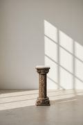 Carved Pillar greywash.