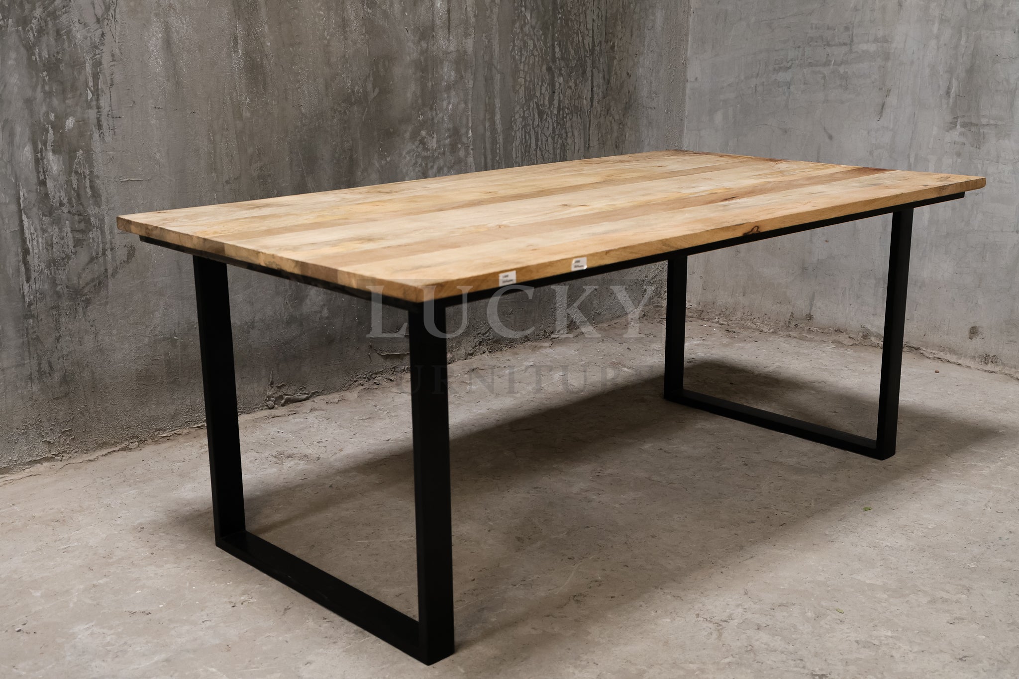 Mango wood U Leg Table.