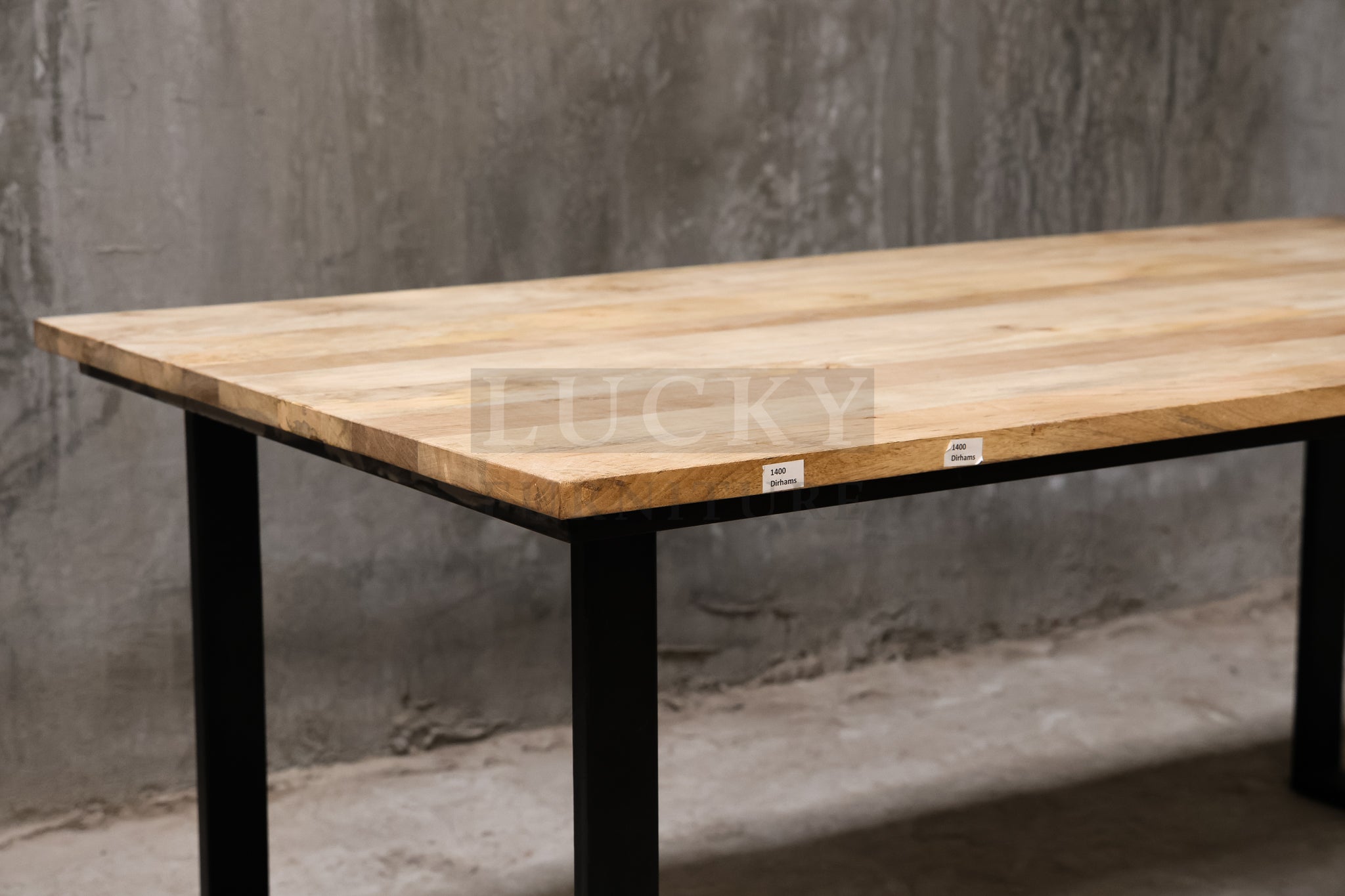 Mango wood U Leg Table.