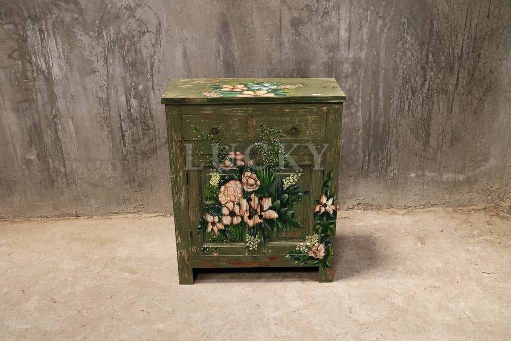Handpainted sideboard.