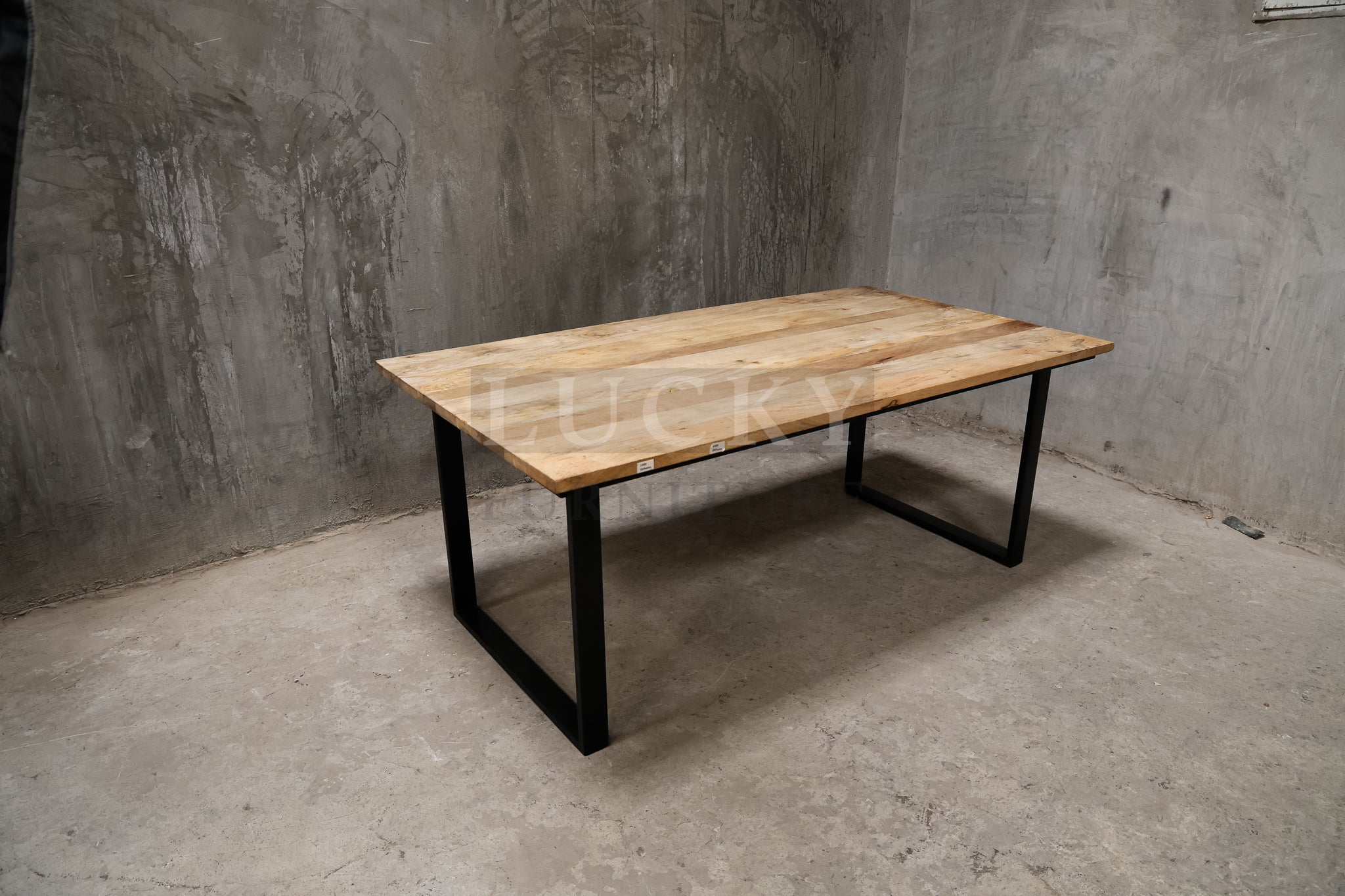 Mango wood U Leg Table.