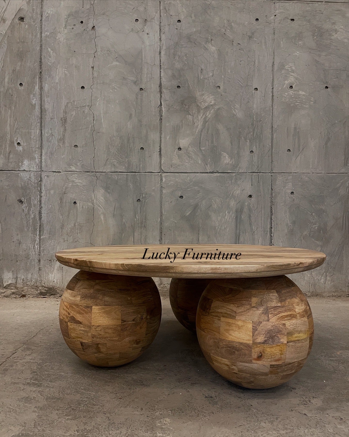 Sphere base coffee table