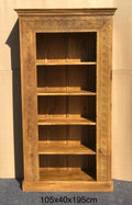 Carved bookshelf