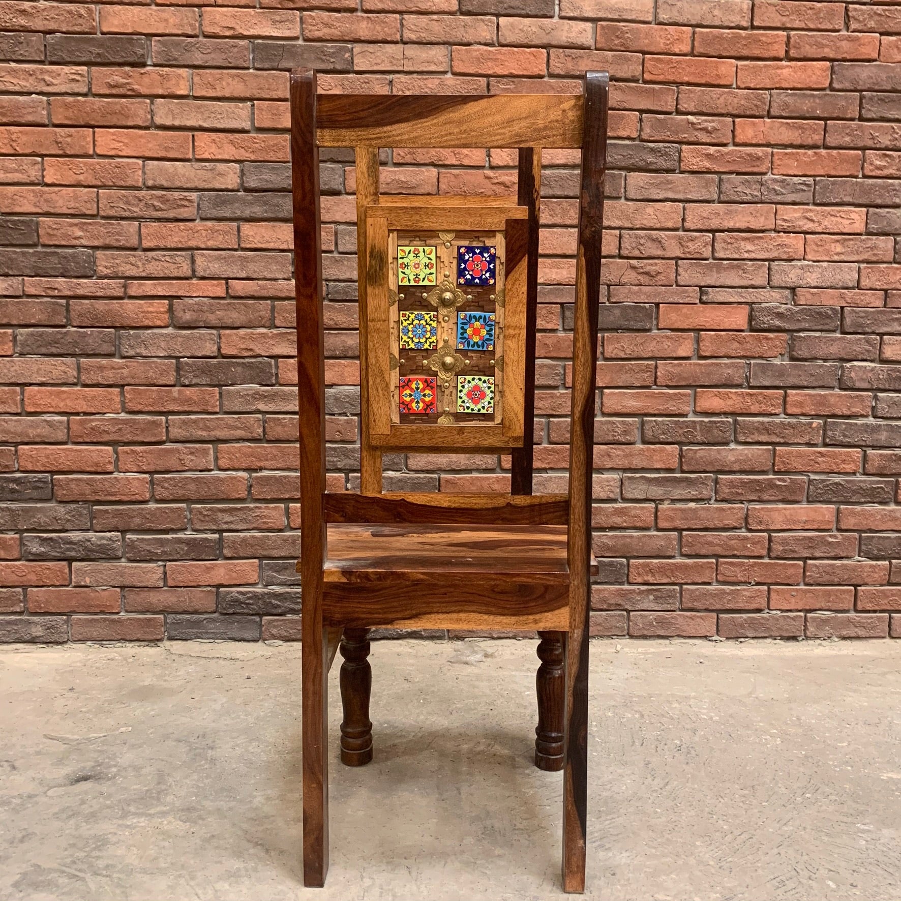 Rosewood 2" tile chair