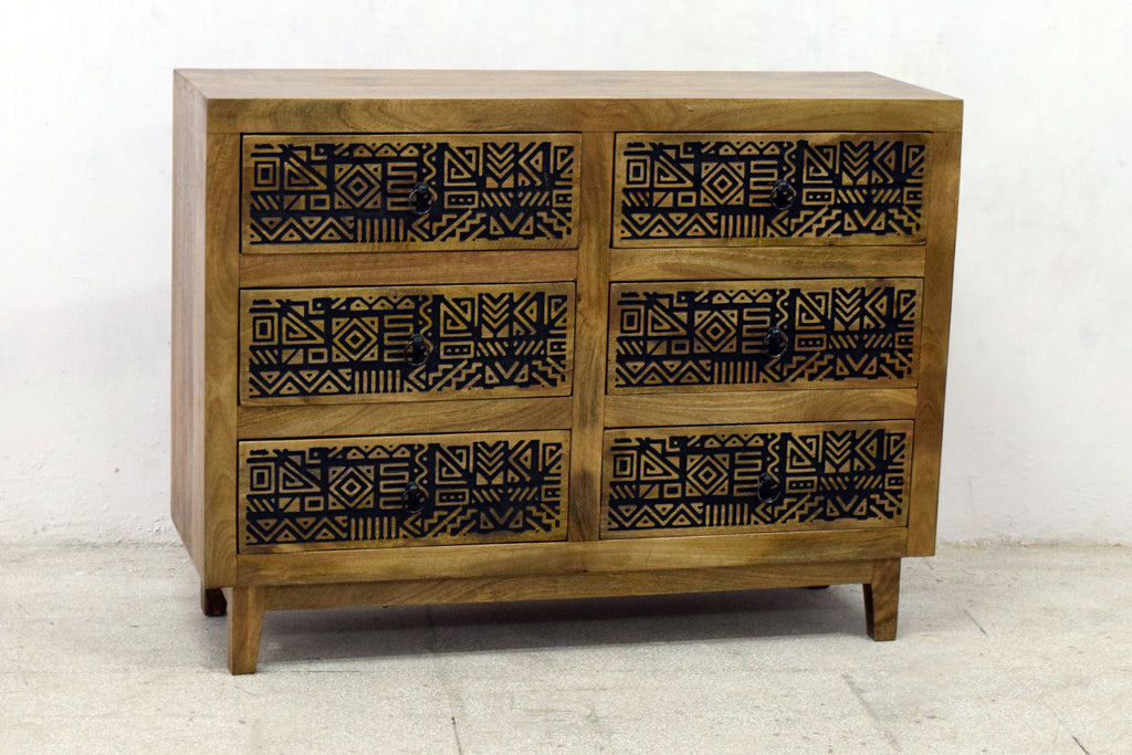 Tribal Geometric Carvings