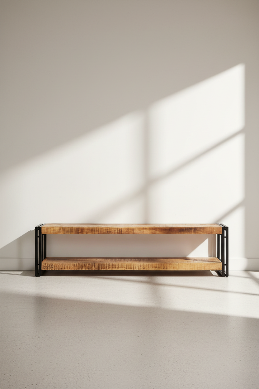 Customizable Tv Stand Mango wood and metal