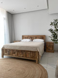 Mango wood bed