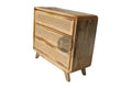 Rattan and Mango Wood Drawchest 3 draw.