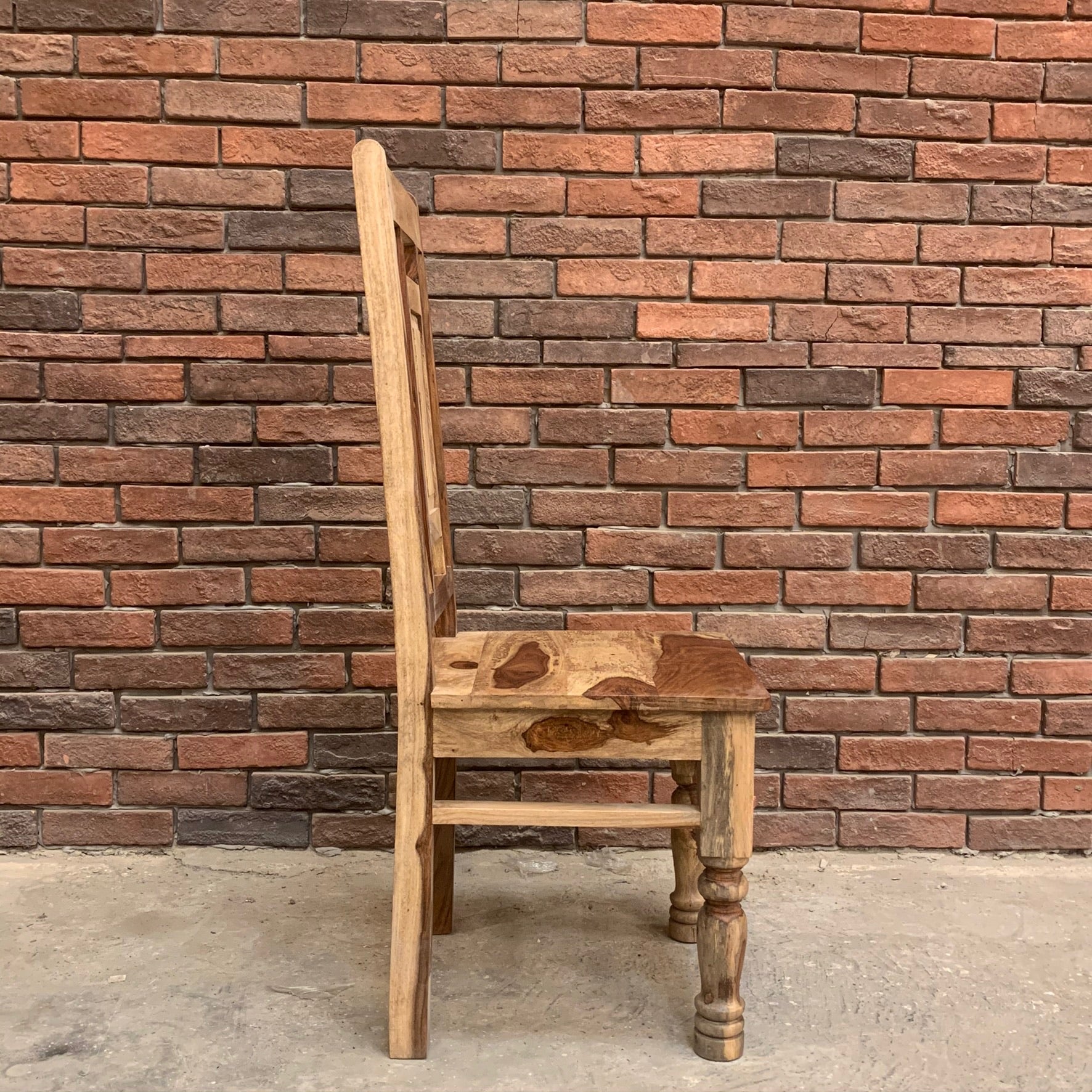 Rosewood plain panel chair