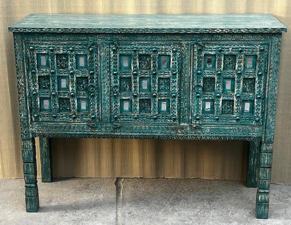 Turquoise sideboard