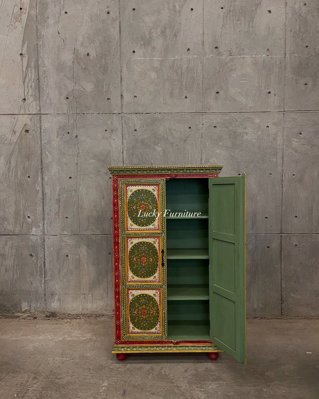 Hand painted cabinet